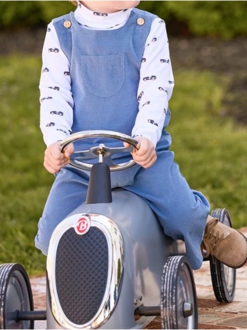 Little English Campbell Overall Stormy Blue